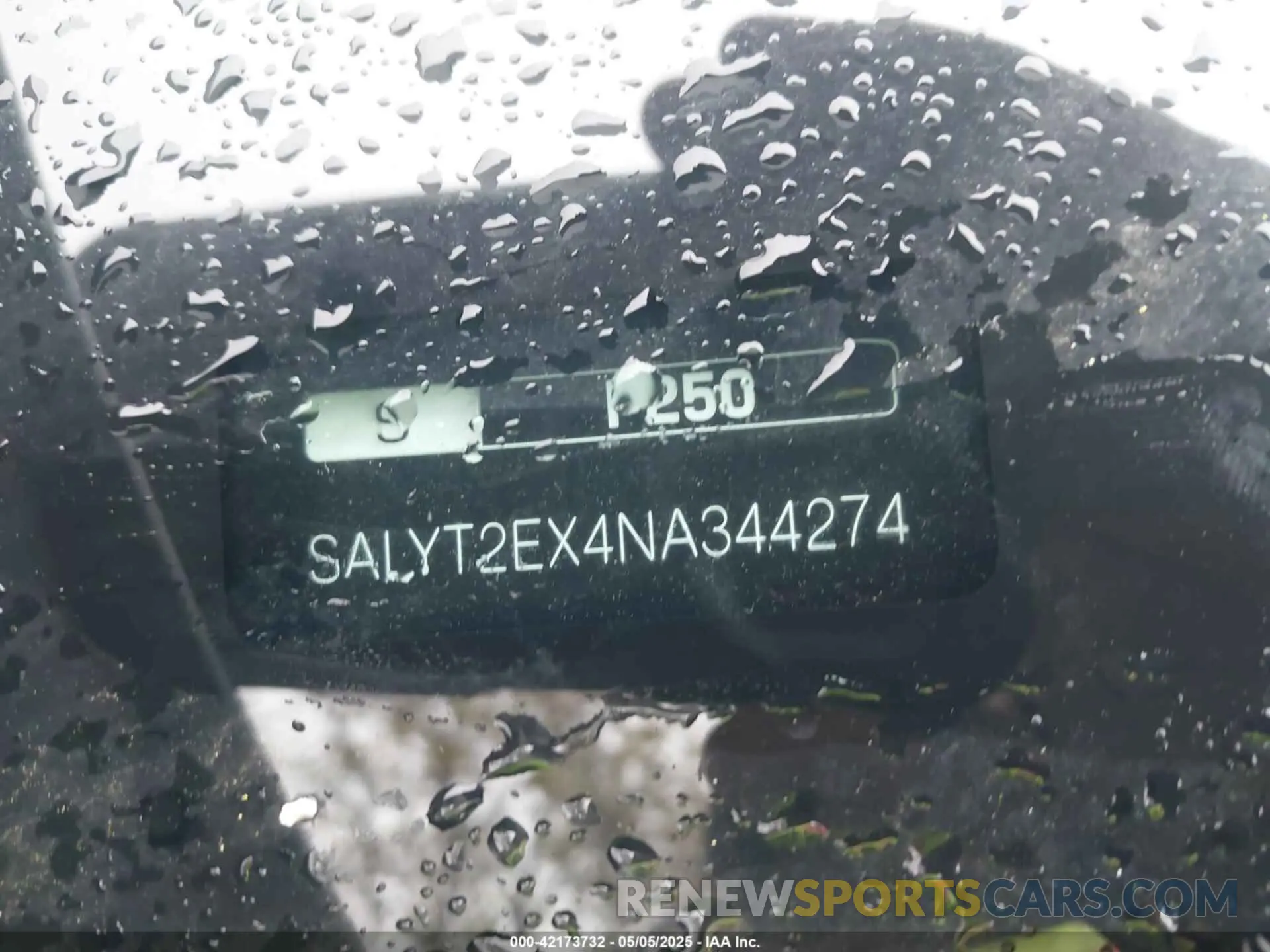 17 Фотография поврежденного автомобиля SALYT2EX4NA344274 LAND ROVER RANGE ROVER VELAR 2022
