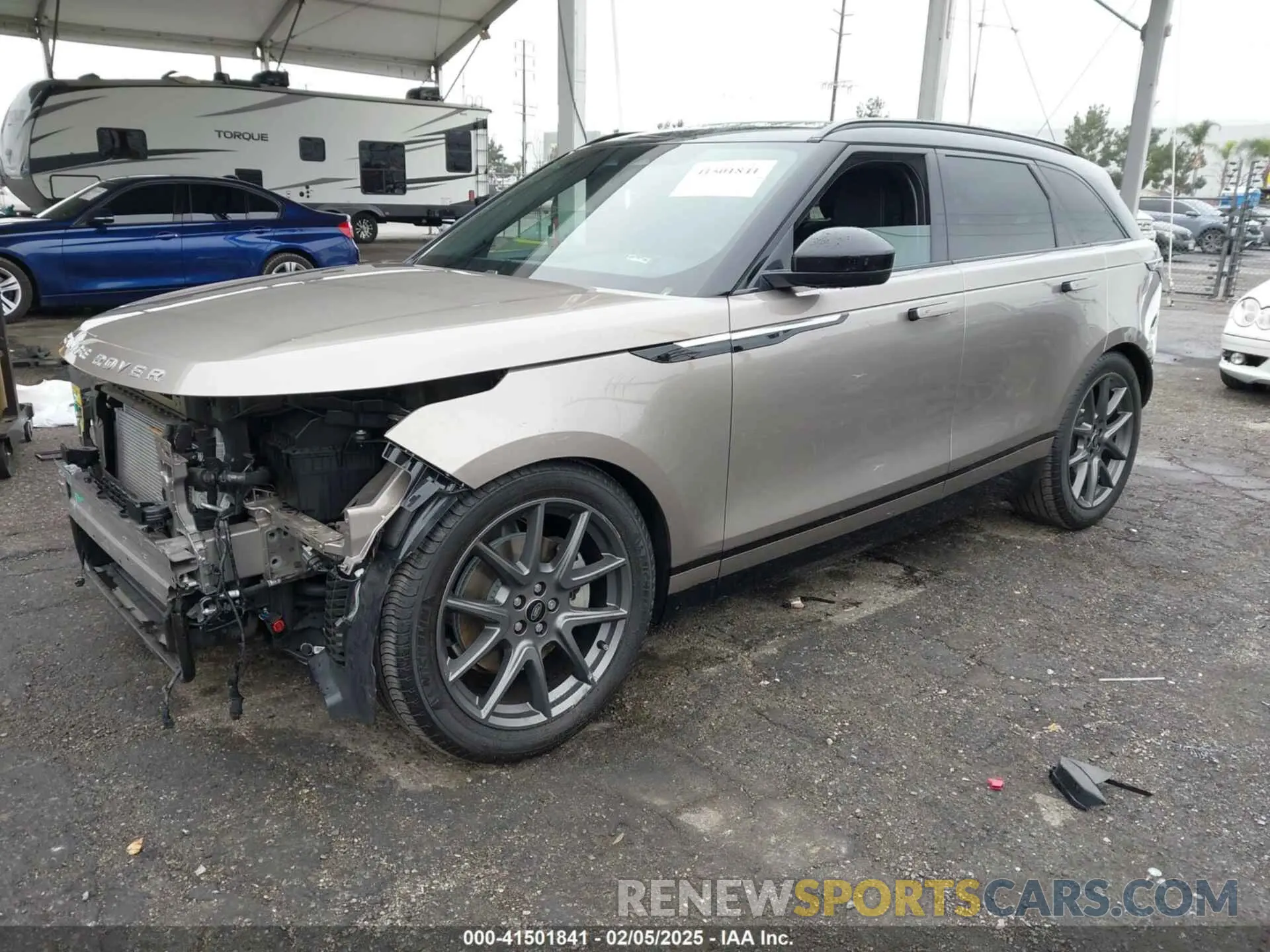 2 Photograph of a damaged car SALYJ2EX1PA363583 LAND ROVER RANGE ROVER VELAR 2023