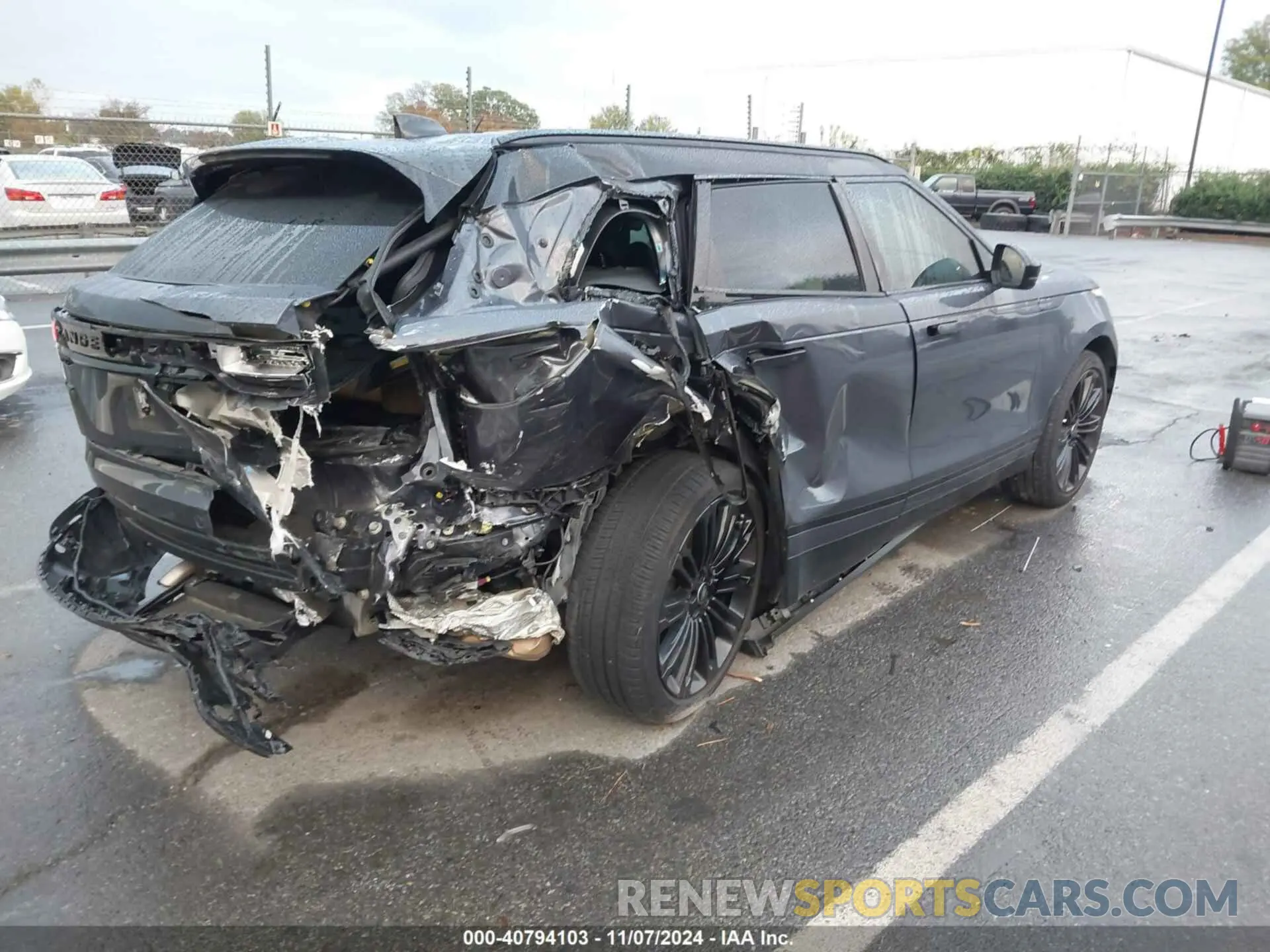 4 Photograph of a damaged car SALYL2EX6RA375287 LAND ROVER RANGE ROVER VELAR 2024