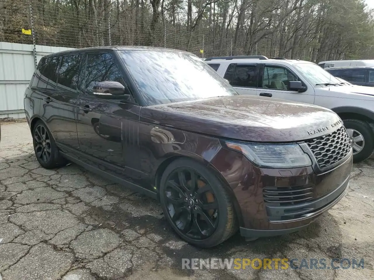4 Photograph of a damaged car SALGR2RK4KA531129 LAND ROVER RANGEROVER 2019