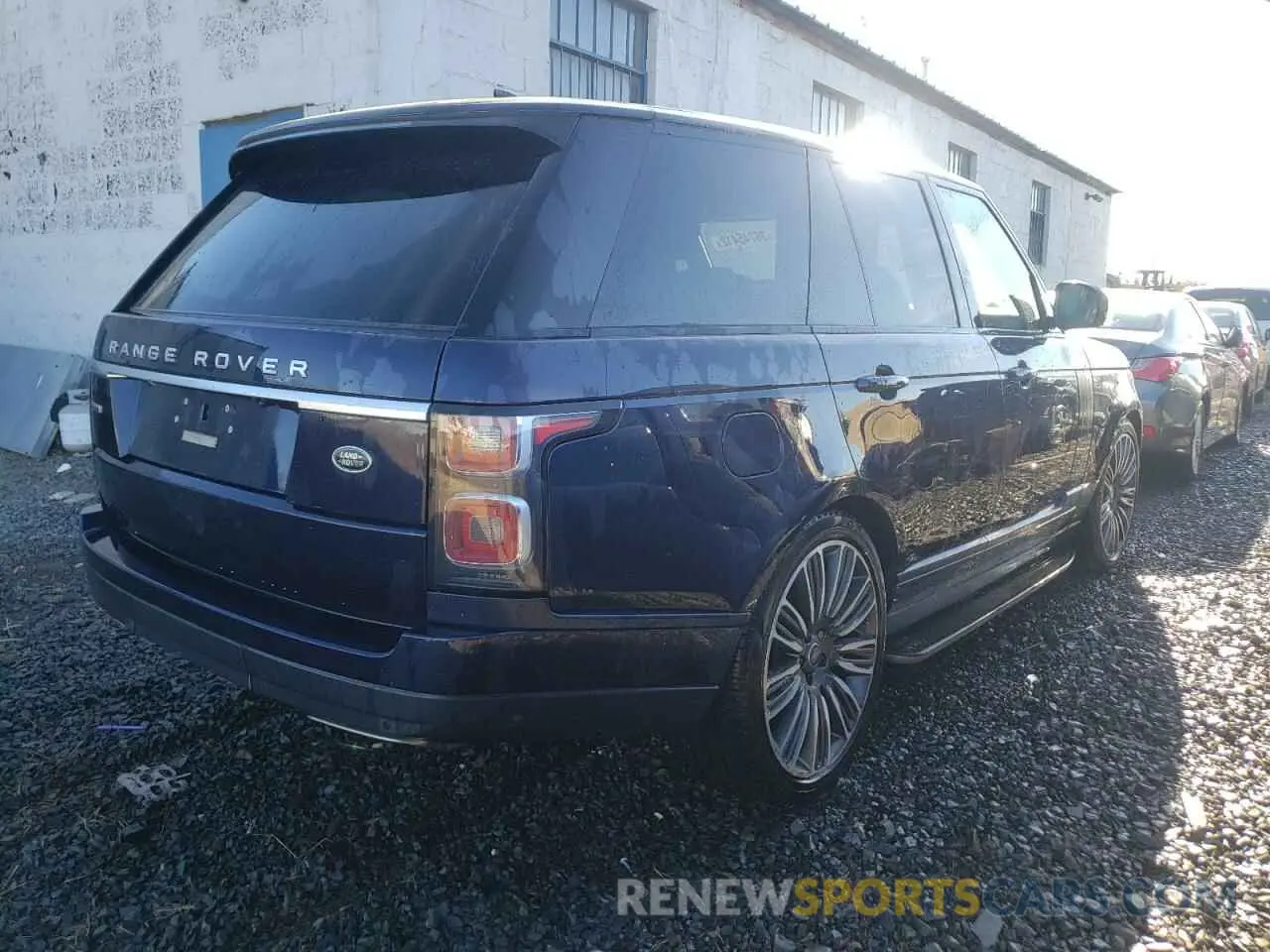 4 Фотография поврежденного автомобиля SALGS2RE0KA556852 LAND ROVER RANGEROVER 2019