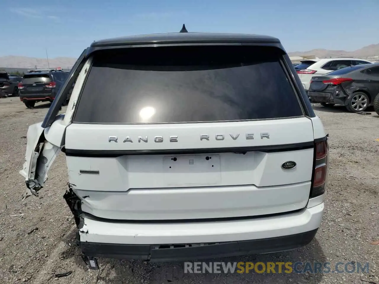 6 Photograph of a damaged car SALGS2RE3KA547742 LAND ROVER RANGEROVER 2019