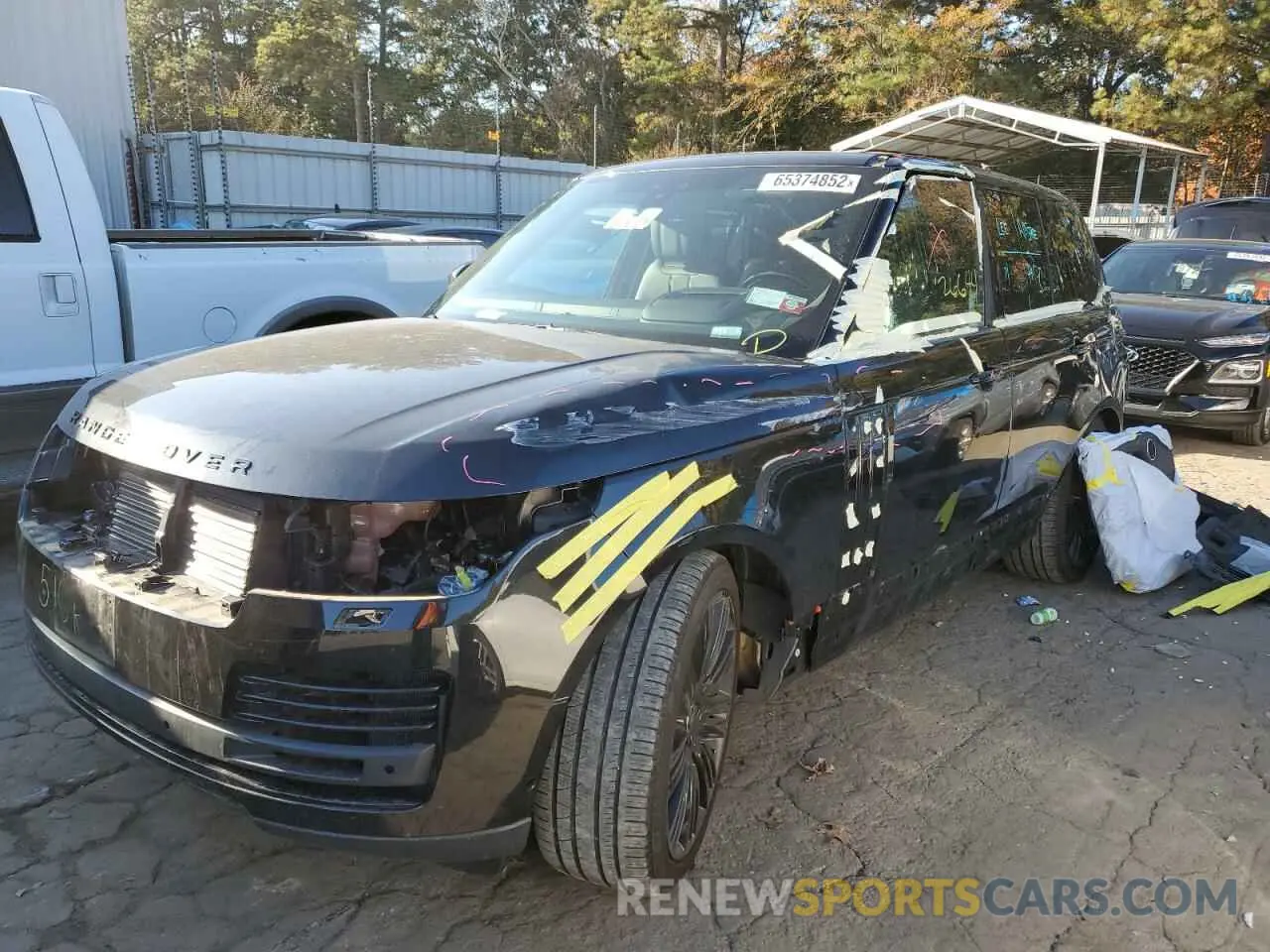 2 Photograph of a damaged car SALGS2RE8KA543329 LAND ROVER RANGEROVER 2019