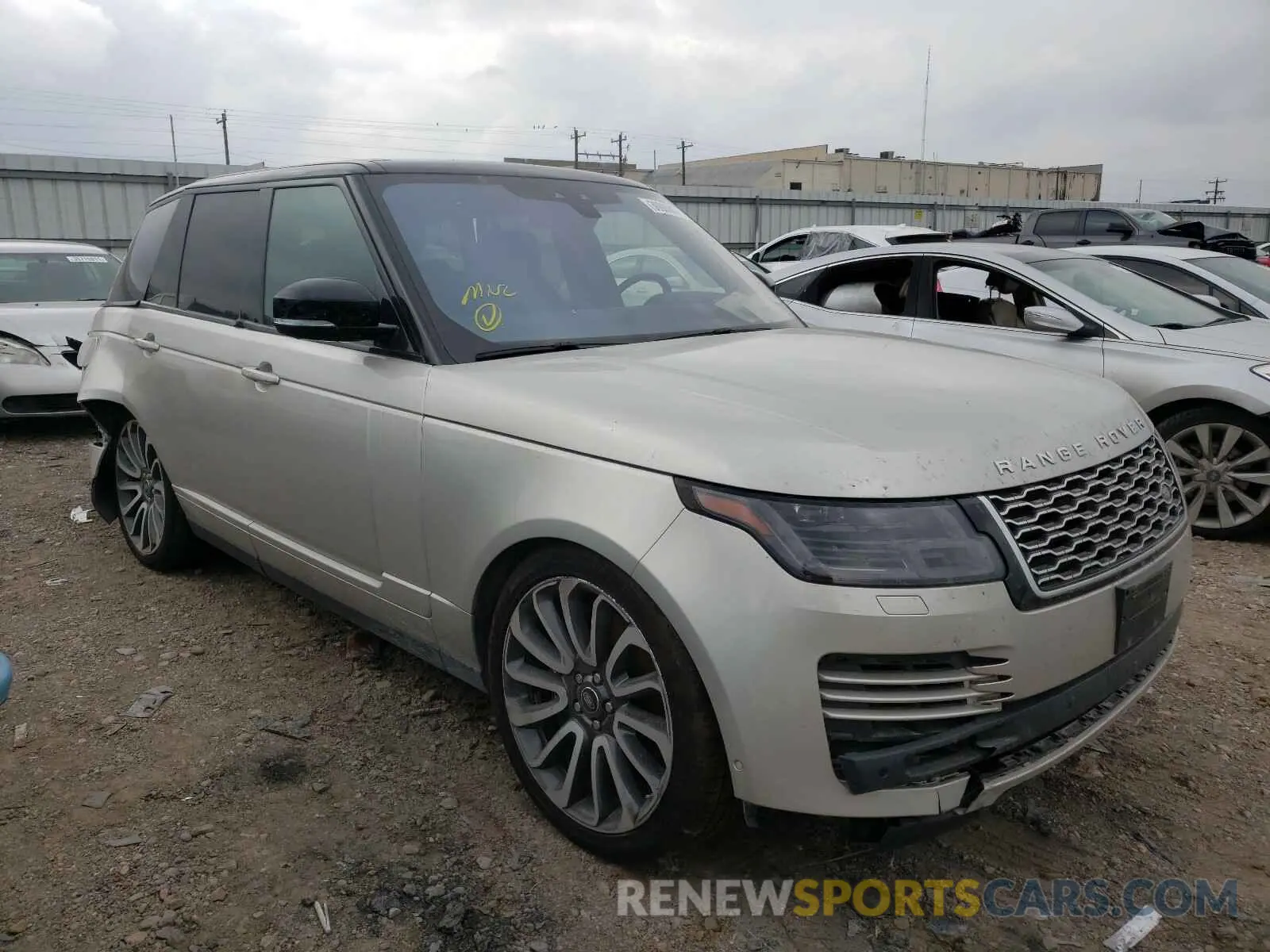 1 Photograph of a damaged car SALGS2SV0KA548986 LAND ROVER RANGEROVER 2019