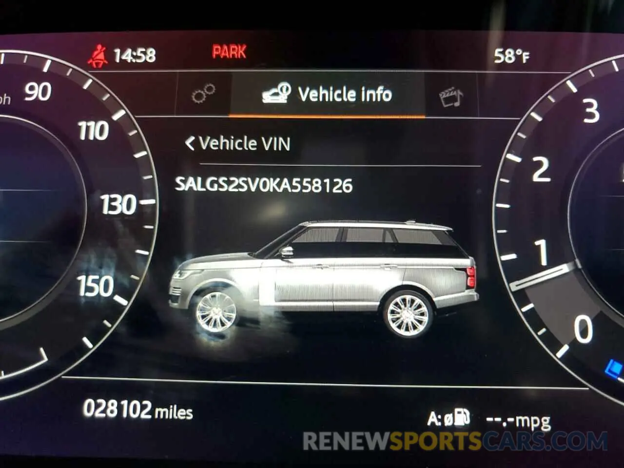 13 Фотография поврежденного автомобиля SALGS2SV0KA558126 LAND ROVER RANGEROVER 2019