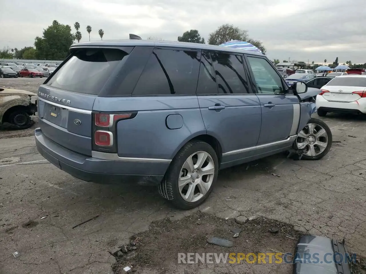 3 Фотография поврежденного автомобиля SALGS2SV9KA550350 LAND ROVER RANGEROVER 2019