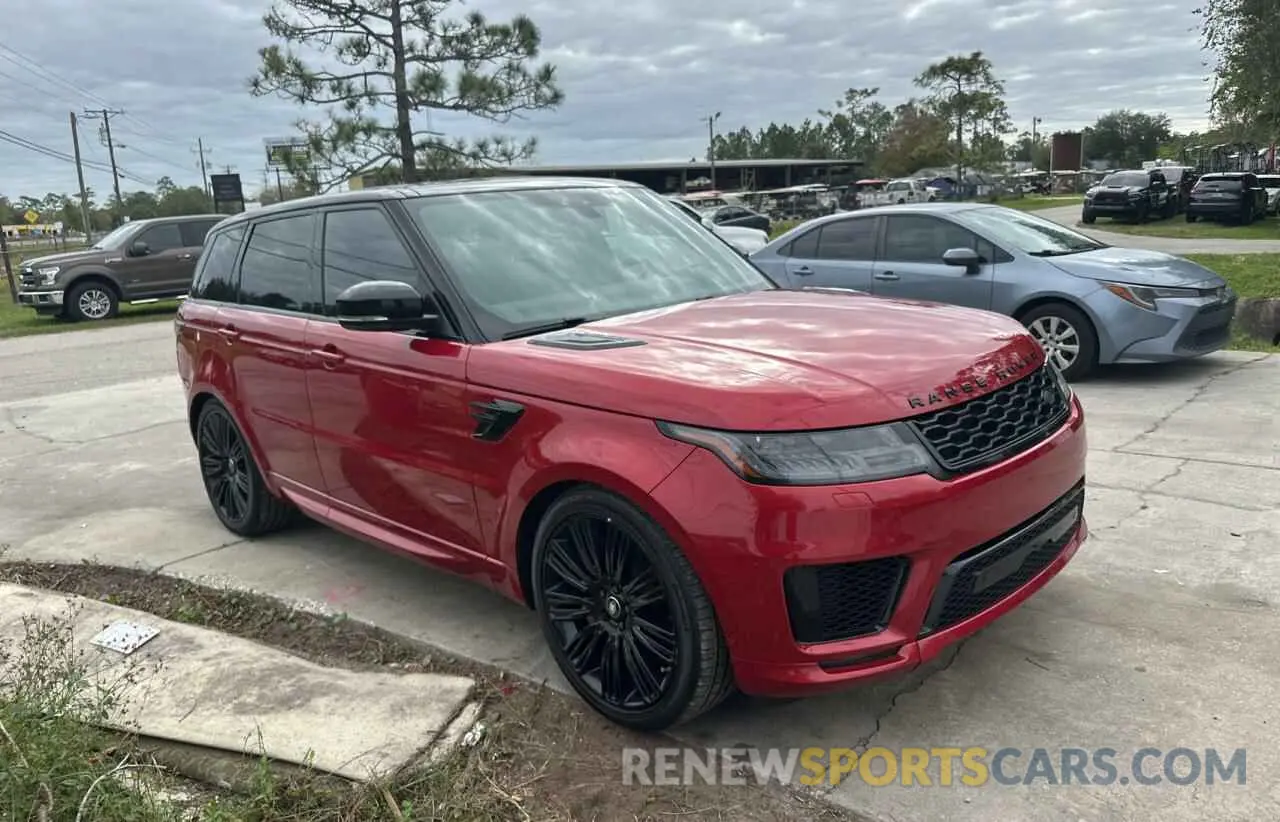 1 Photograph of a damaged car SALWR2RE7KA825470 LAND ROVER RANGEROVER 2019