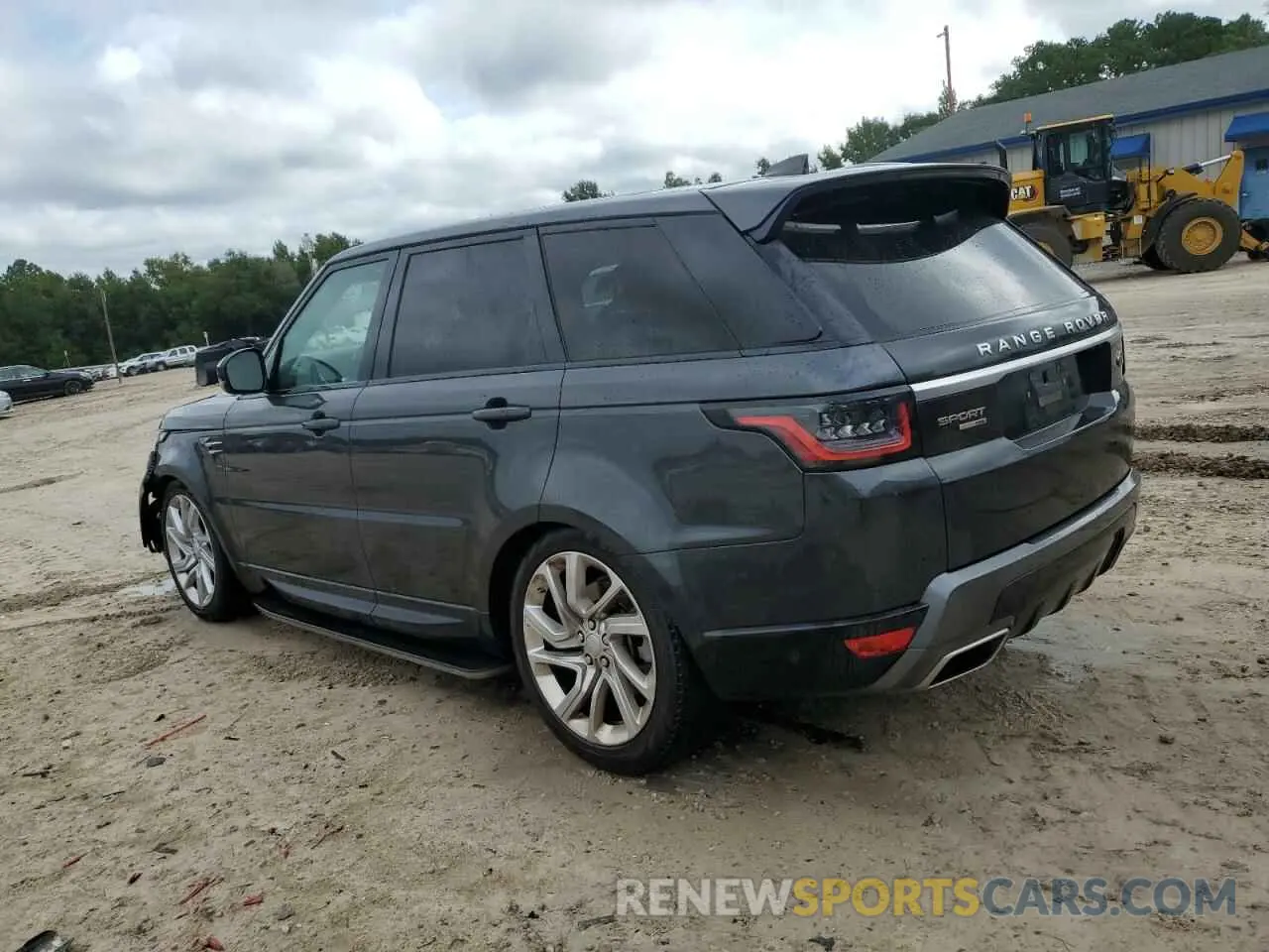 2 Фотография поврежденного автомобиля SALWR2RU7KA875437 LAND ROVER RANGEROVER 2019