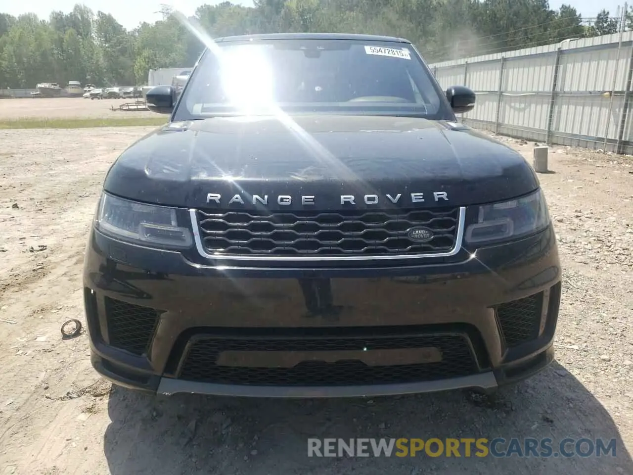 5 Photograph of a damaged car SALWR2RV2KA827403 LAND ROVER RANGEROVER 2019