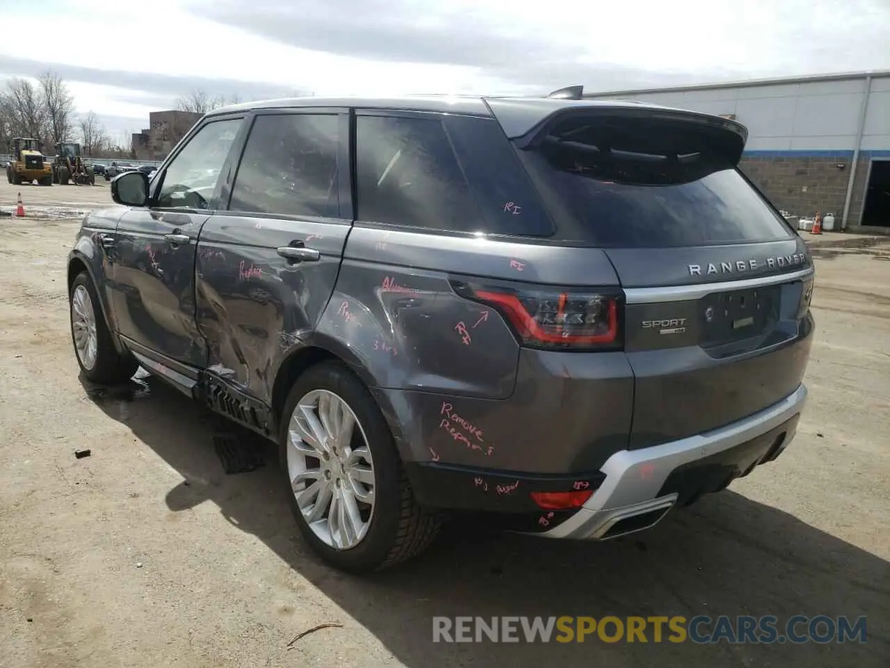 2 Photograph of a damaged car SALWR2RV3KA415989 LAND ROVER RANGEROVER 2019
