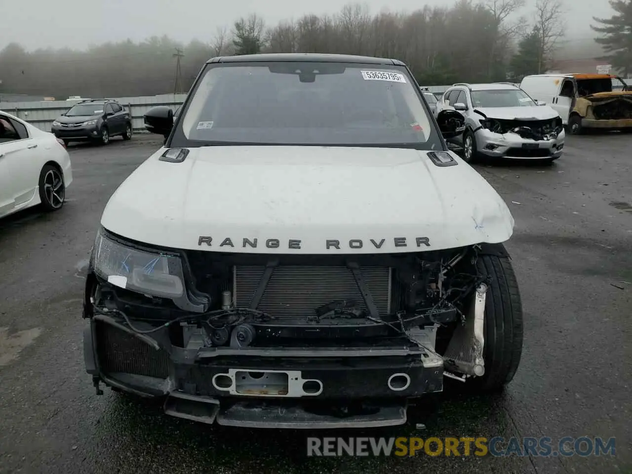 5 Фотография поврежденного автомобиля SALWR2RV5KA422443 LAND ROVER RANGEROVER 2019