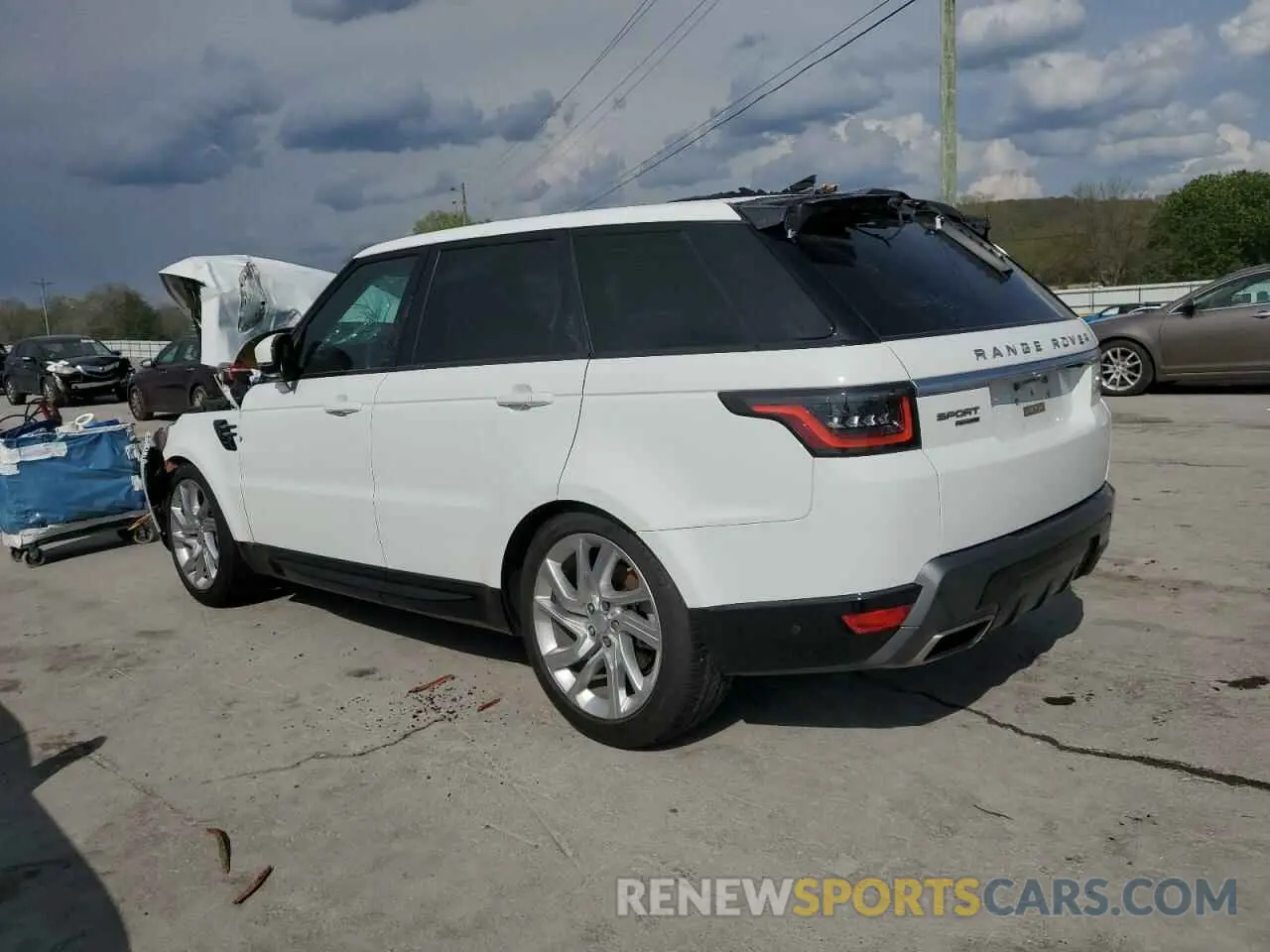 2 Фотография поврежденного автомобиля SALWR2RV8KA814865 LAND ROVER RANGEROVER 2019