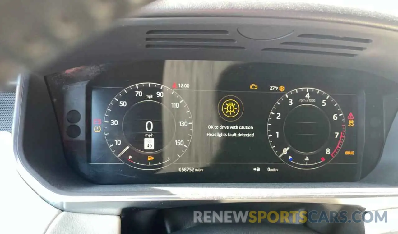 9 Photograph of a damaged car SALWR2RV9KA827673 LAND ROVER RANGEROVER 2019