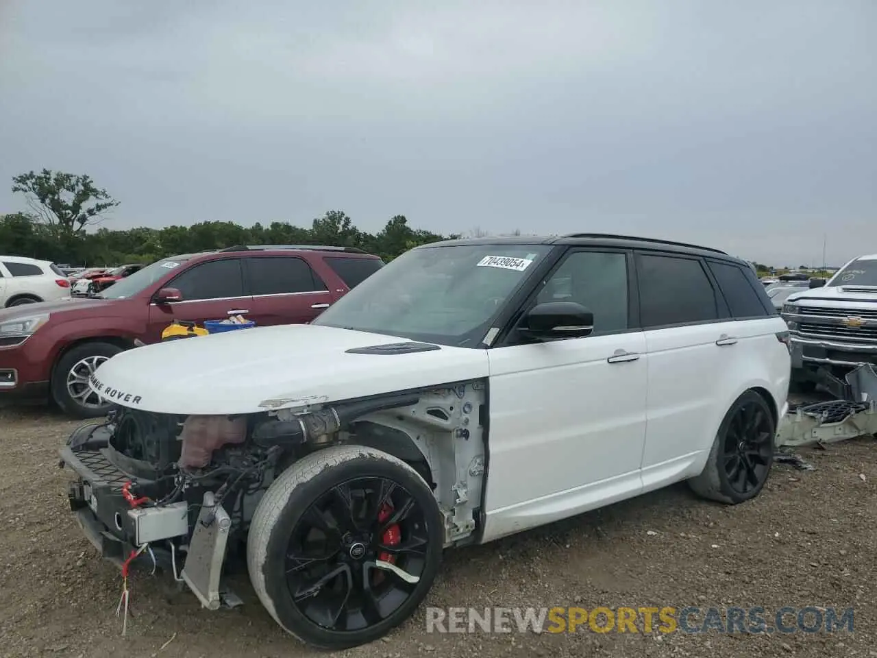 1 Photograph of a damaged car SALWS2SU7KA861505 LAND ROVER RANGEROVER 2019