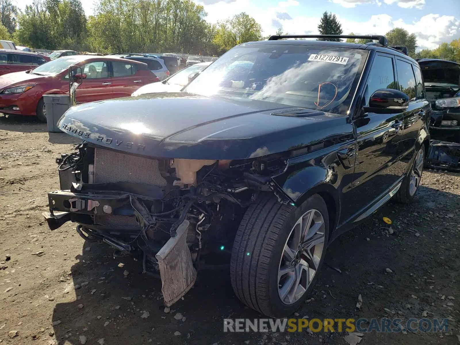 2 Фотография поврежденного автомобиля SALWV2SV2KA826743 LAND ROVER RANGEROVER 2019