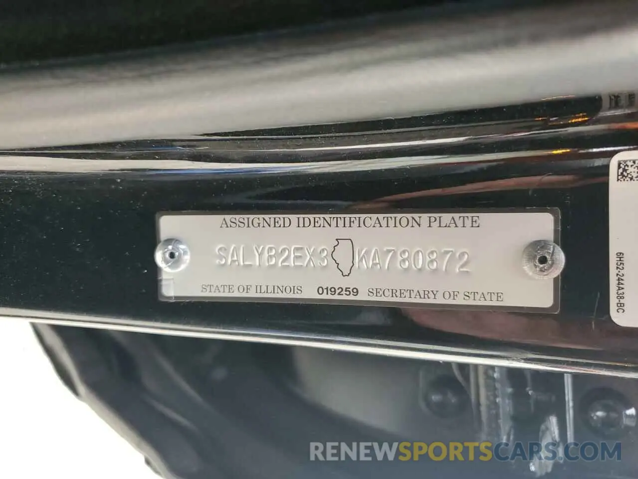12 Фотография поврежденного автомобиля SALYB2EX3KA780872 LAND ROVER RANGEROVER 2019