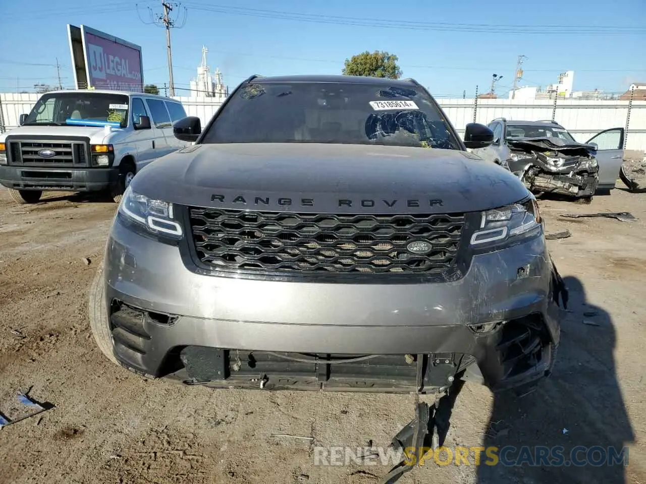 5 Фотография поврежденного автомобиля SALYL2EX2KA794808 LAND ROVER RANGEROVER 2019