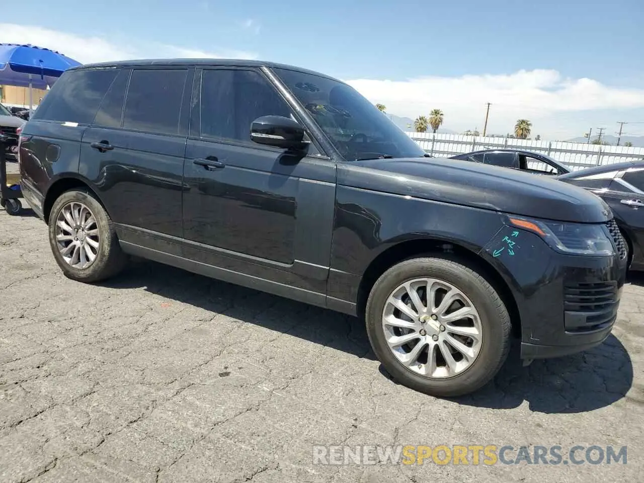 4 Фотография поврежденного автомобиля SALGR2SU6LA579082 LAND ROVER RANGEROVER 2020