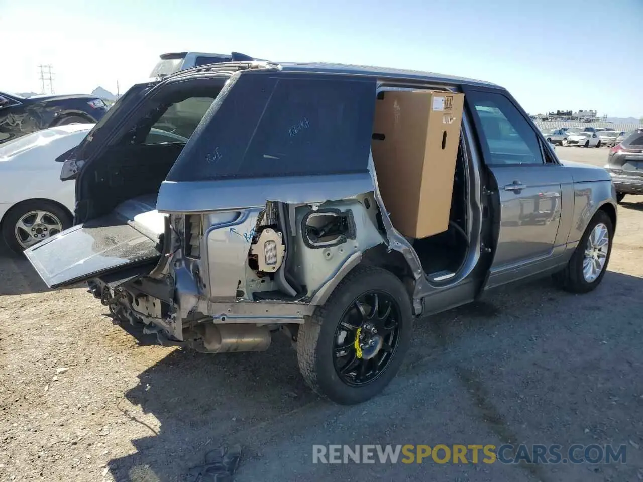 3 Photograph of a damaged car SALGS2RK3LA577282 LAND ROVER RANGEROVER 2020