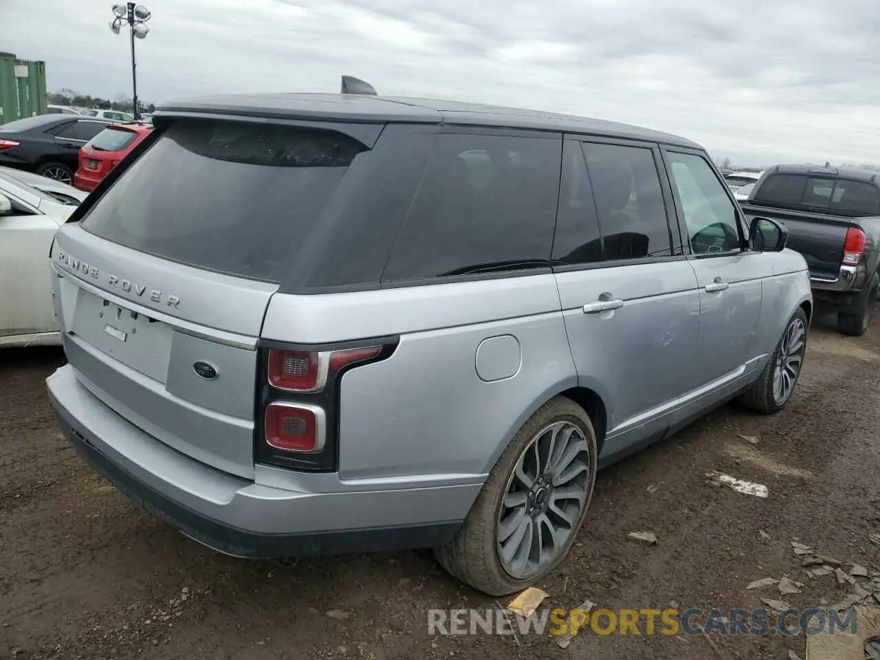 3 Фотография поврежденного автомобиля SALGS2RU4LA578989 LAND ROVER RANGEROVER 2020