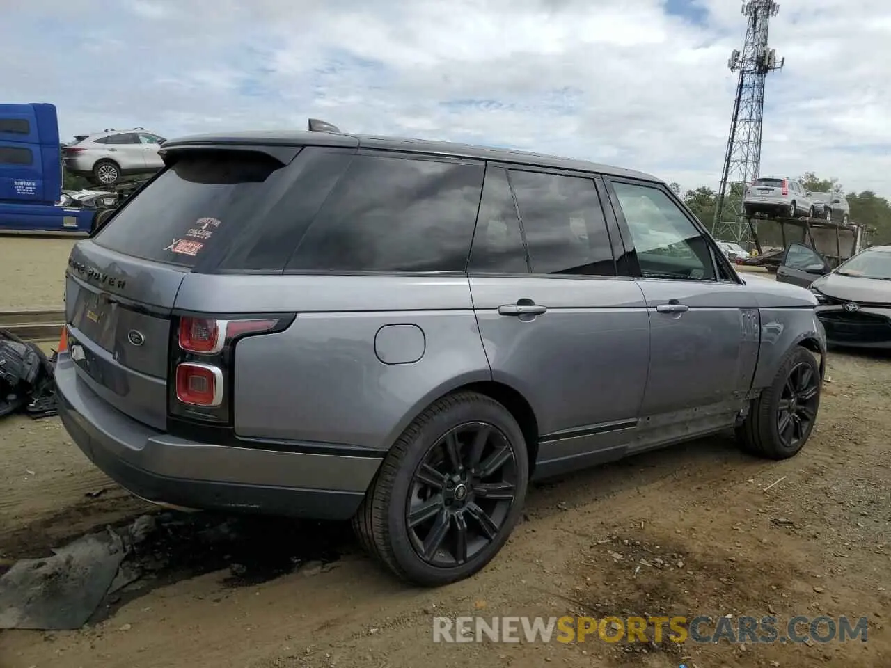 3 Фотография поврежденного автомобиля SALGS2RUXLA405266 LAND ROVER RANGEROVER 2020