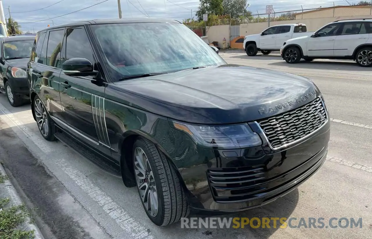 1 Photograph of a damaged car SALGV2SE0LA593757 LAND ROVER RANGEROVER 2020