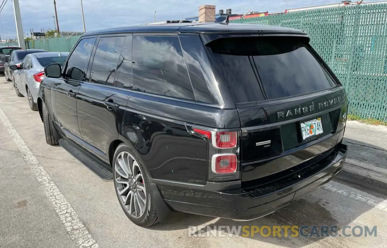 3 Photograph of a damaged car SALGV2SE0LA593757 LAND ROVER RANGEROVER 2020