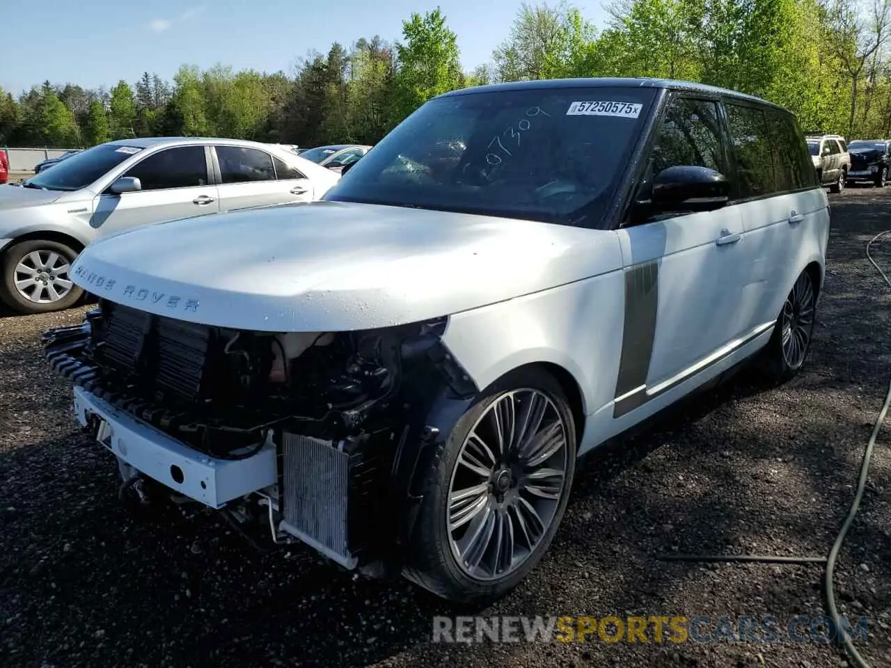 1 Фотография поврежденного автомобиля SALGV2SE7LA595246 LAND ROVER RANGEROVER 2020