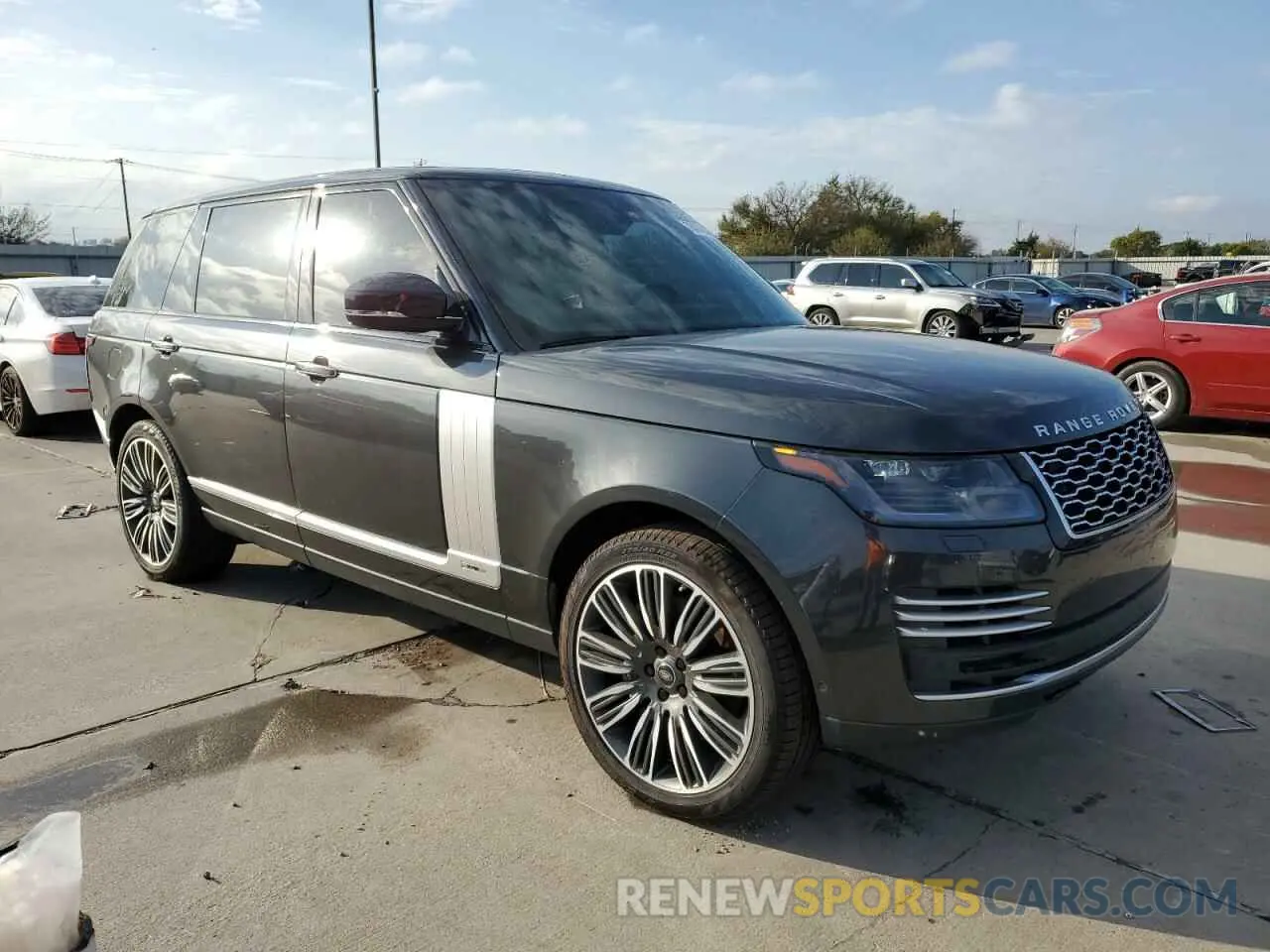 4 Фотография поврежденного автомобиля SALGV5SE1LA593476 LAND ROVER RANGEROVER 2020