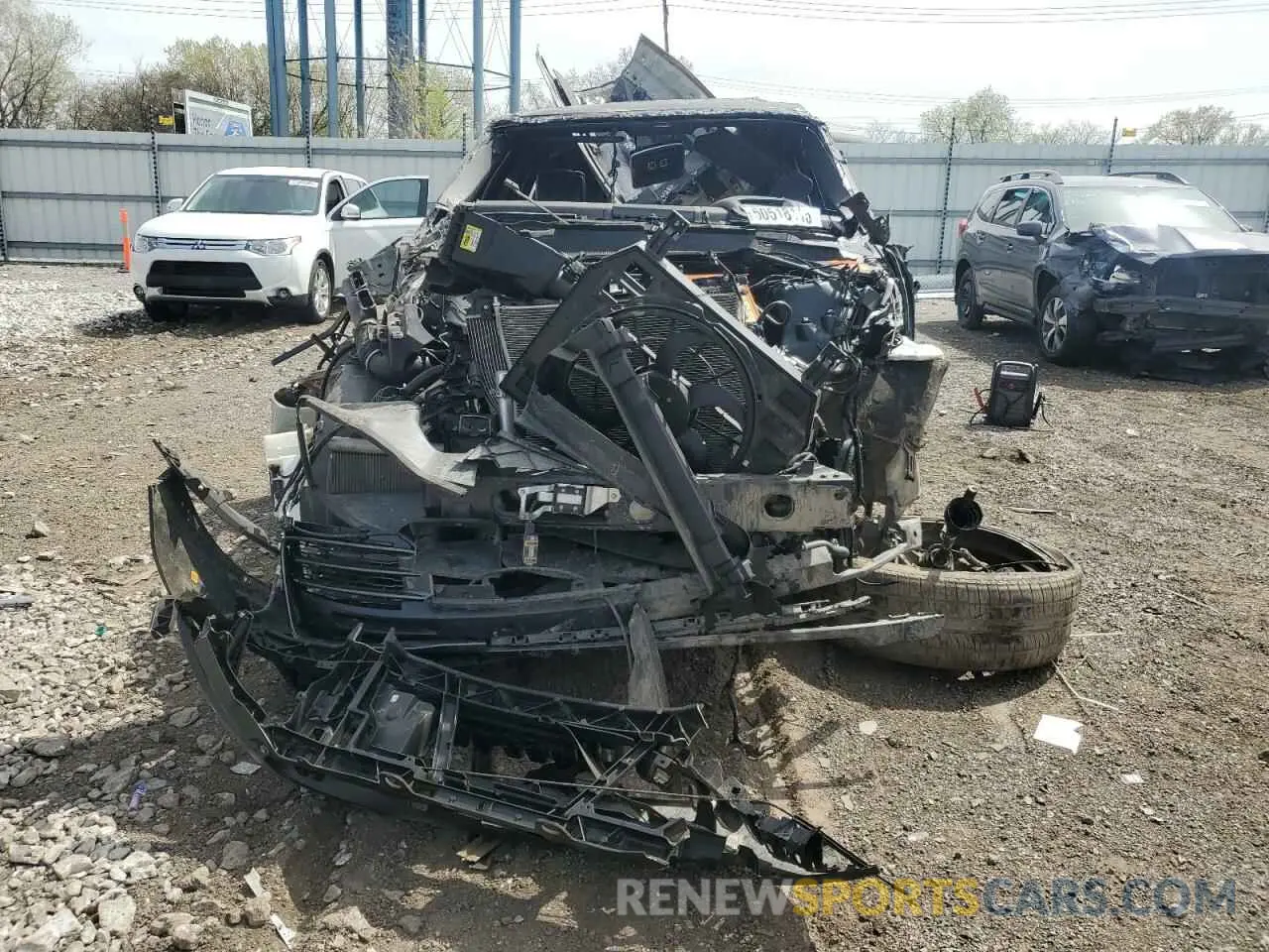 5 Фотография поврежденного автомобиля SALGW2RE2LA580463 LAND ROVER RANGEROVER 2020