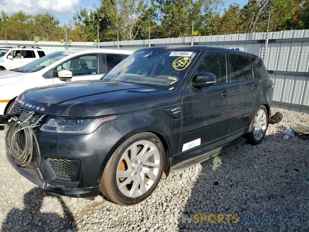 1 Photograph of a damaged car SALWR2RY0LA743737 LAND ROVER RANGEROVER 2020