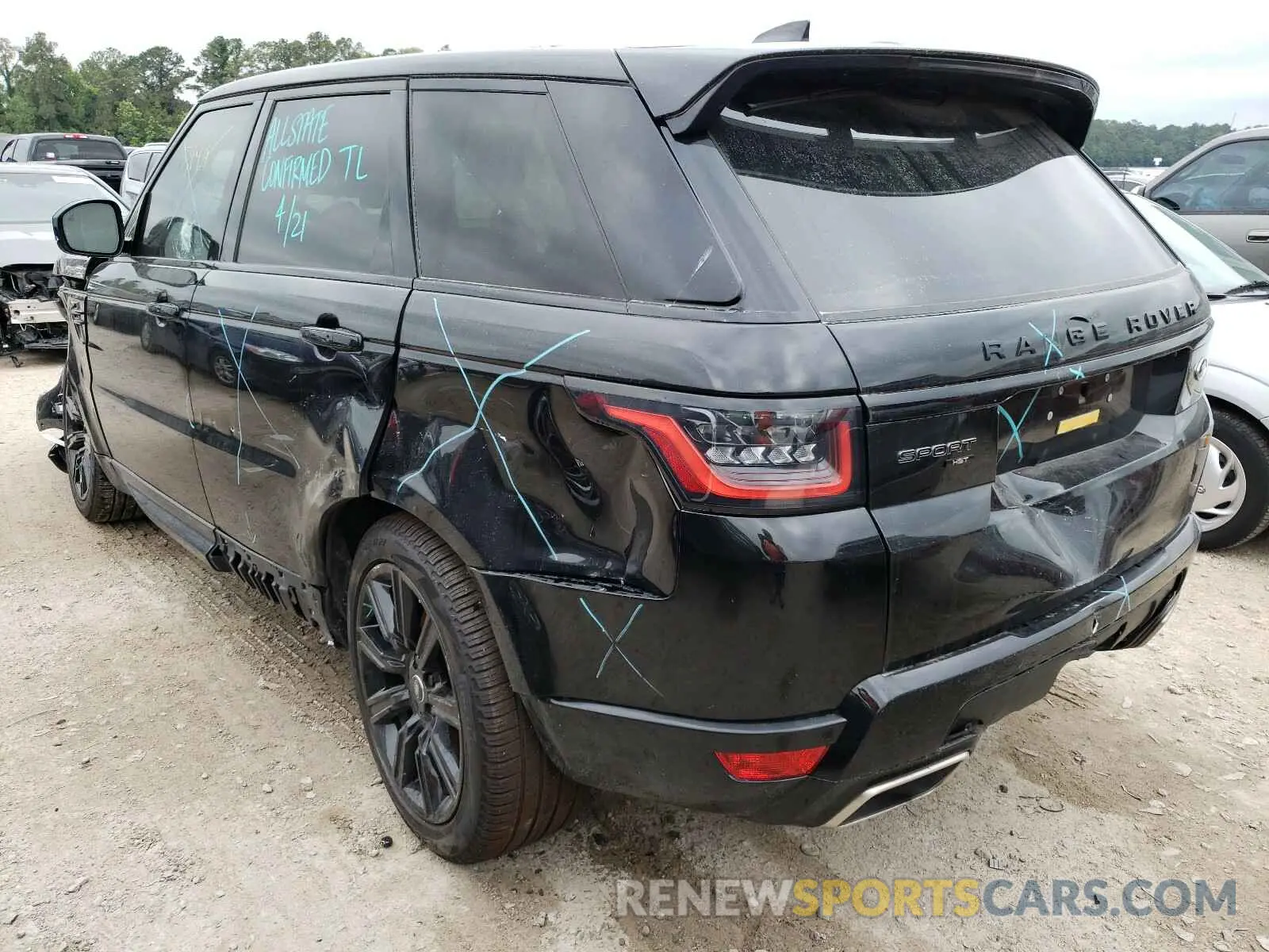 3 Photograph of a damaged car SALWS2RUXLA729619 LAND ROVER RANGEROVER 2020