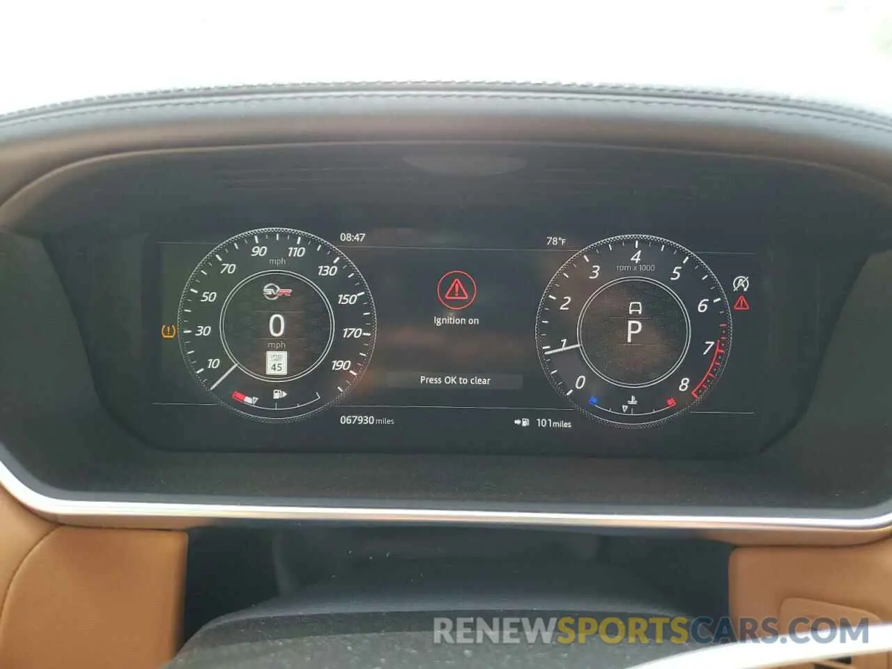 9 Фотография поврежденного автомобиля SALWZ2RE6LA884804 LAND ROVER RANGEROVER 2020
