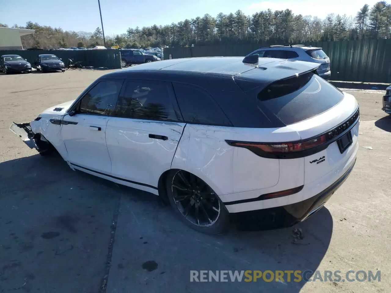 2 Фотография поврежденного автомобиля SALYK2FV3LA272299 LAND ROVER RANGEROVER 2020