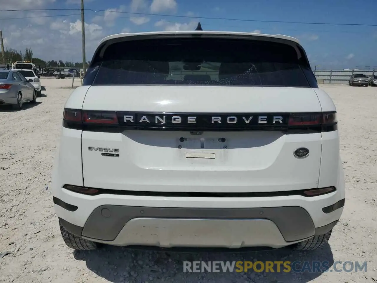 6 Photograph of a damaged car SALZJ2FX1LH090181 LAND ROVER RANGEROVER 2020