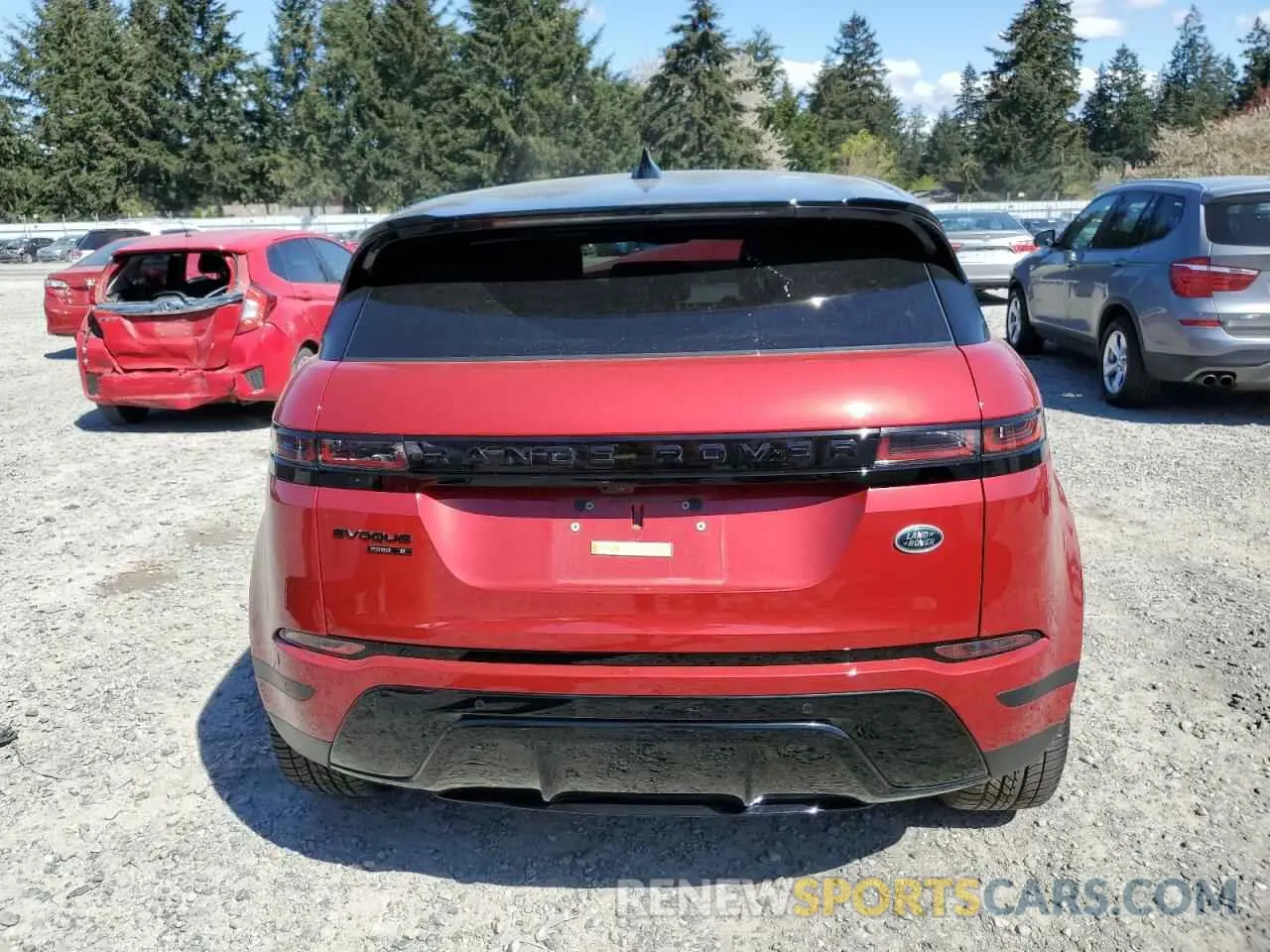 6 Photograph of a damaged car SALZJ2FX7LH116220 LAND ROVER RANGEROVER 2020