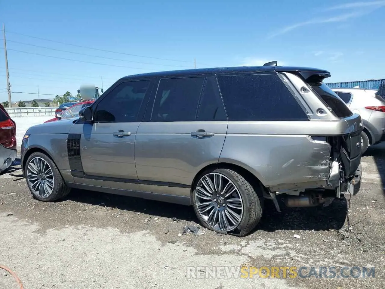 2 Фотография поврежденного автомобиля SALGS2RU1MA455989 LAND ROVER RANGEROVER 2021