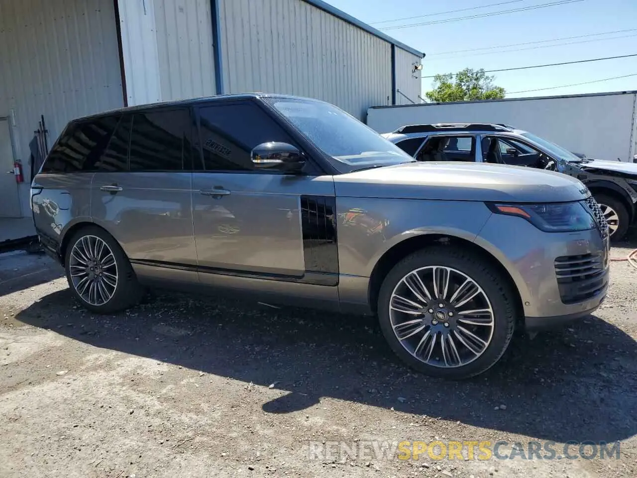 4 Фотография поврежденного автомобиля SALGS2RU1MA455989 LAND ROVER RANGEROVER 2021