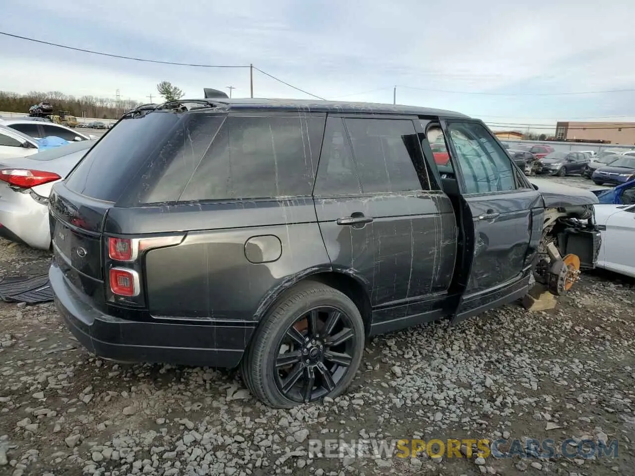 3 Фотография поврежденного автомобиля SALGS2RU3MA447943 LAND ROVER RANGEROVER 2021
