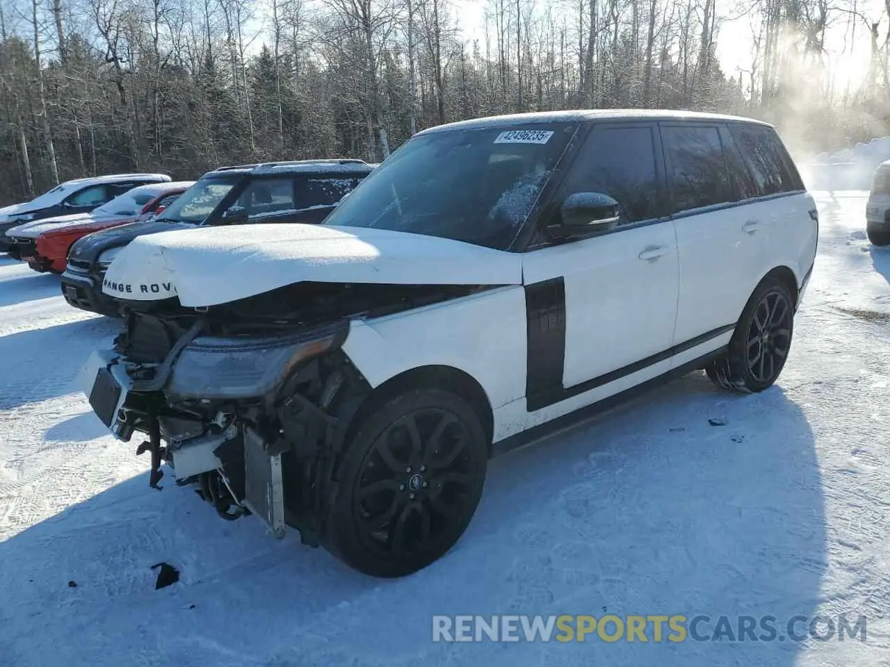 1 Фотография поврежденного автомобиля SALGS2SEXMA438501 LAND ROVER RANGEROVER 2021