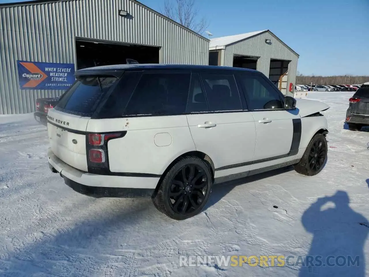 3 Фотография поврежденного автомобиля SALGS2SEXMA438501 LAND ROVER RANGEROVER 2021