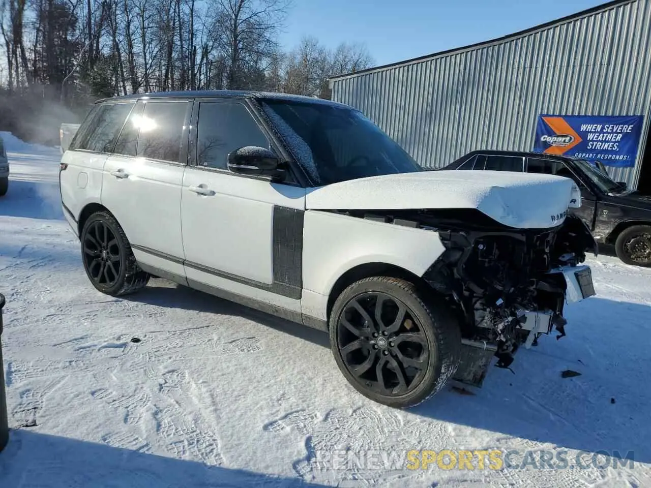 4 Фотография поврежденного автомобиля SALGS2SEXMA438501 LAND ROVER RANGEROVER 2021