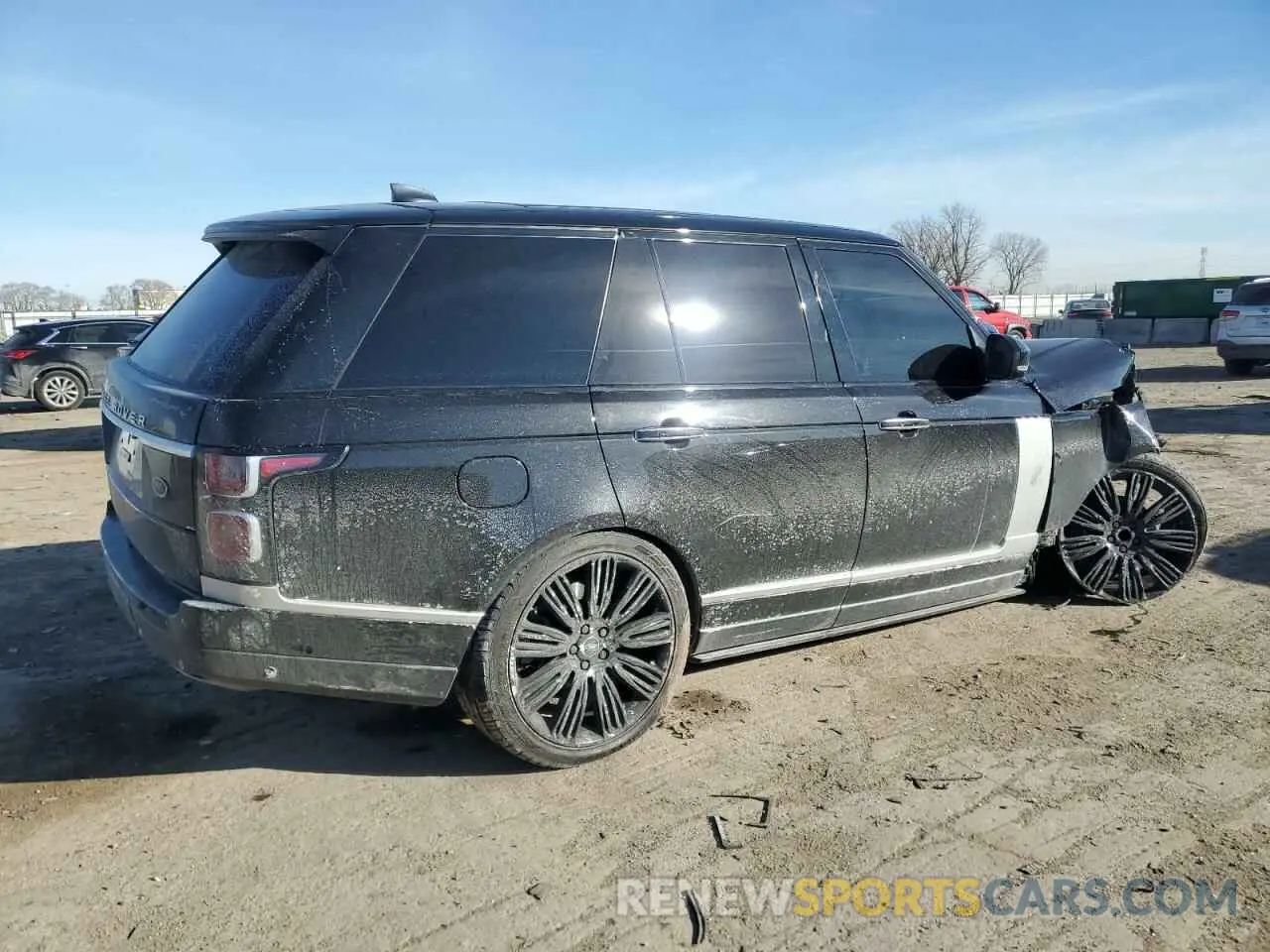 3 Фотография поврежденного автомобиля SALGV2SE3MA423815 LAND ROVER RANGEROVER 2021