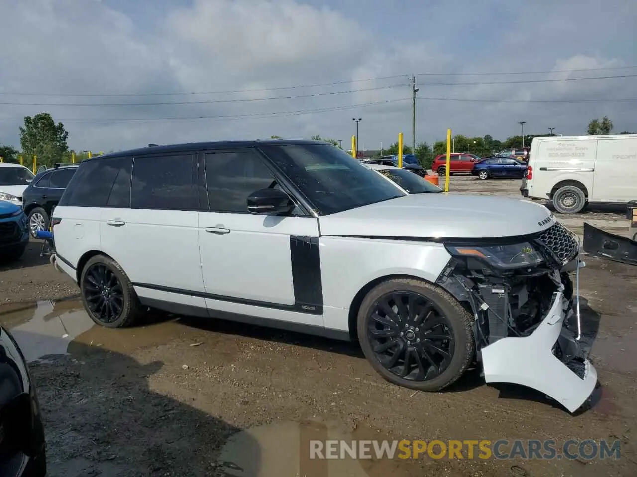 4 Photograph of a damaged car SALGV5SE1MA448455 LAND ROVER RANGEROVER 2021