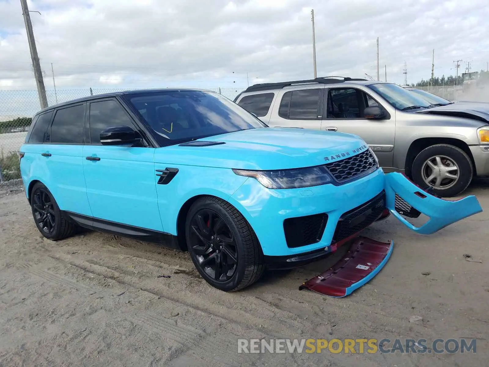 1 Photograph of a damaged car SALWR2SE9MA766631 LAND ROVER RANGEROVER 2021