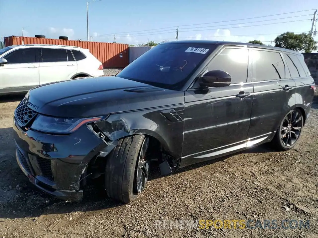 1 Photograph of a damaged car SALWS2RU4MA790174 LAND ROVER RANGEROVER 2021
