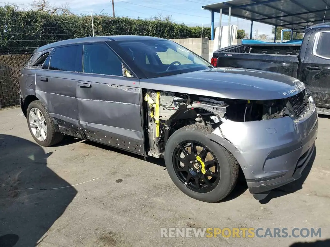 4 Фотография поврежденного автомобиля SALYJ2EX4MA327091 LAND ROVER RANGEROVER 2021