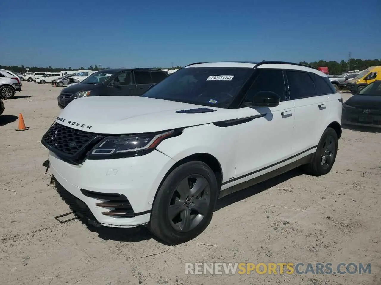 1 Фотография поврежденного автомобиля SALYT2EX4MA316683 LAND ROVER RANGEROVER 2021