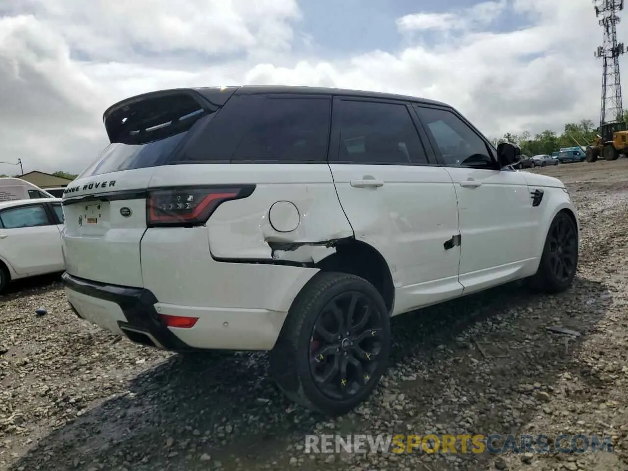 3 Фотография поврежденного автомобиля SALWR2SE9NA204133 LAND ROVER RANGEROVER 2022