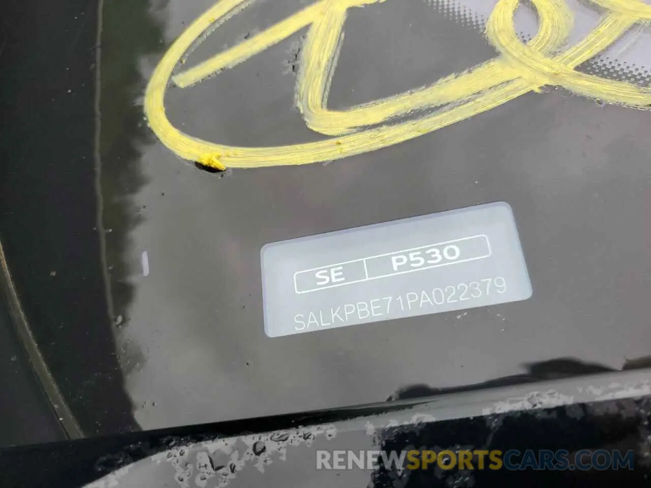13 Photograph of a damaged car SALKPBE71PA022379 LAND ROVER RANGEROVER 2023